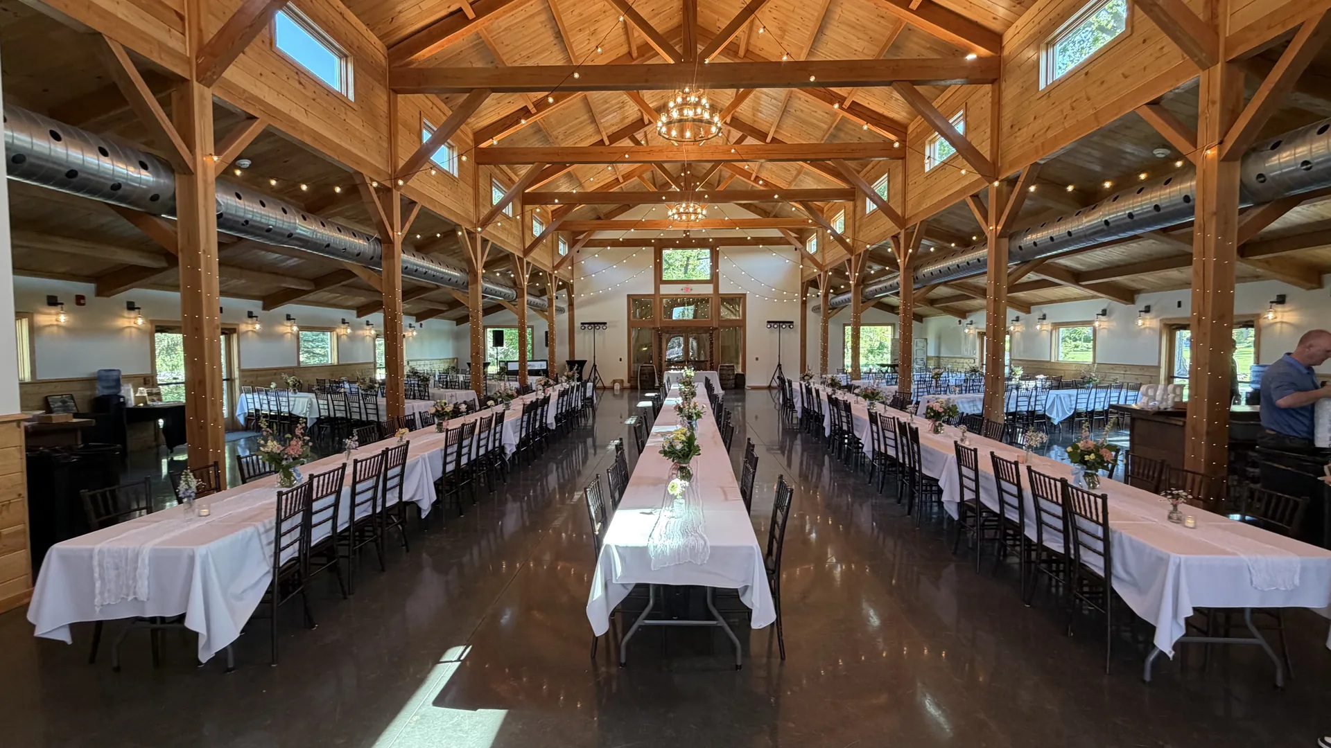 Wedding reception celebration at Lilac Hill